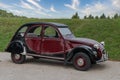 CitroÃÂ«n 2CV, iconic French family car, the umbrella on wheels